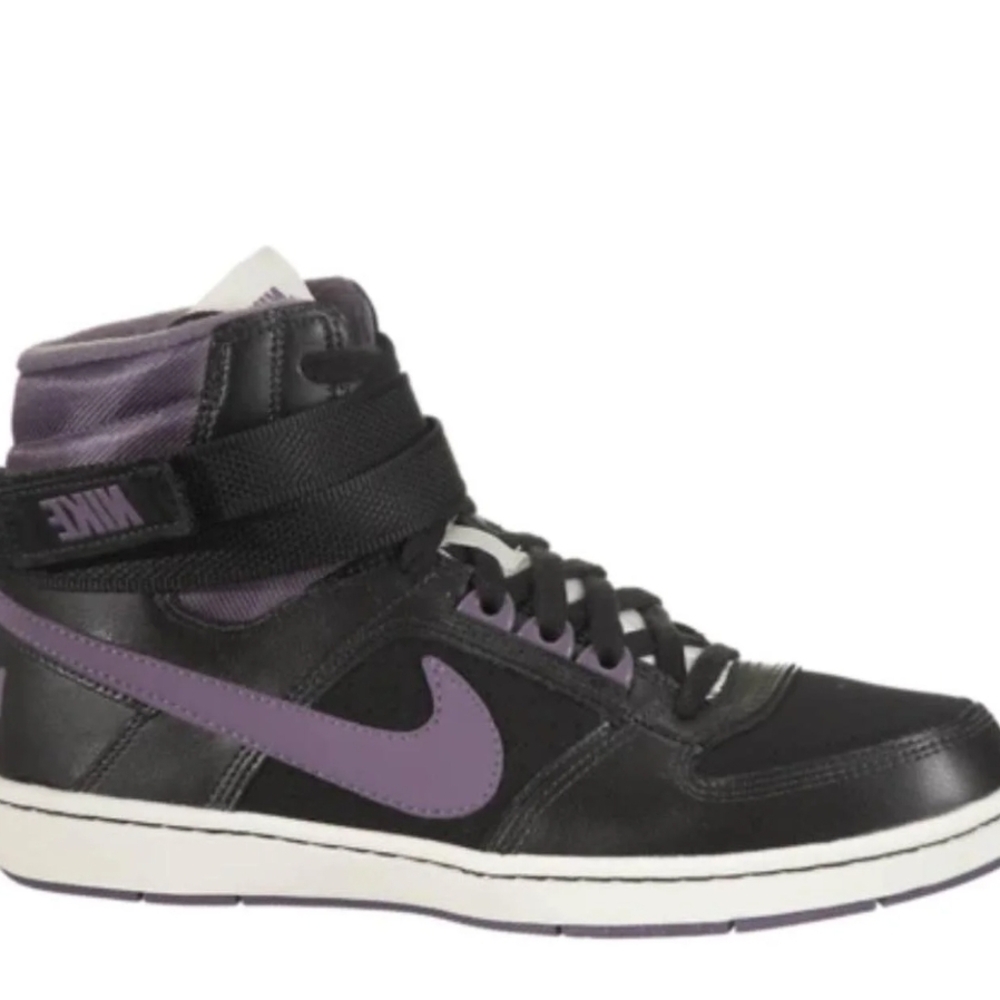 Nike Delta Lite Mid Leather Trainers 386112-060 Black/Pink UK5.5/US8/EU39